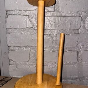 Wooden Paper Towel Holder